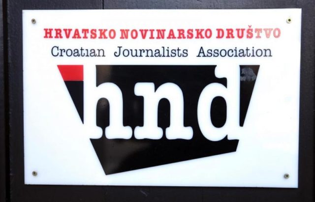 hrvatsko novinarsko društvo hnd