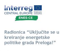 PRELOG Pridružite se radionici projekta „ENES-CE“