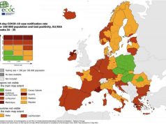 ECDC: Cijela Hrvatska je u crvenom