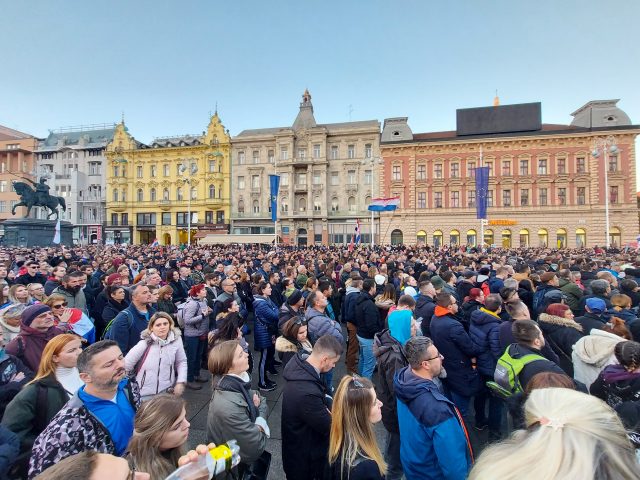 prosvjed zagreb