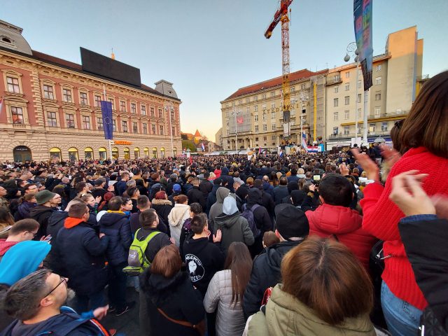 prosvjed zagreb