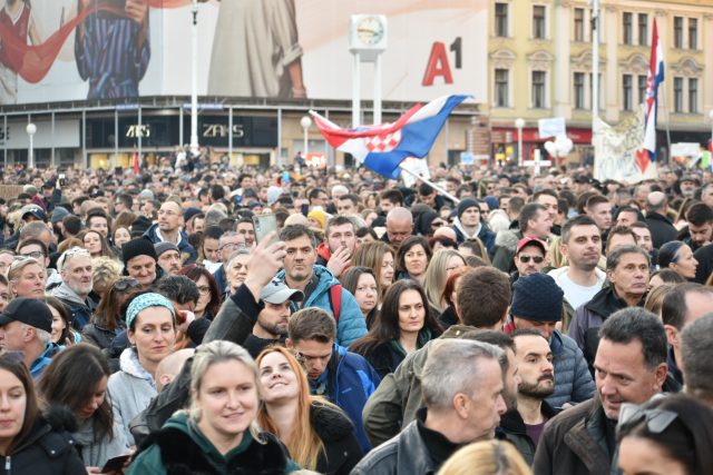 prosvjed zagreb