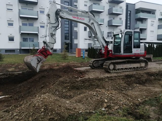 Radovi - gradilište Ul. 34 inženjerske bojne u Čakovcu (6)