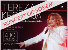 Zbog bolesti odgođen koncert Tereze Kesovije