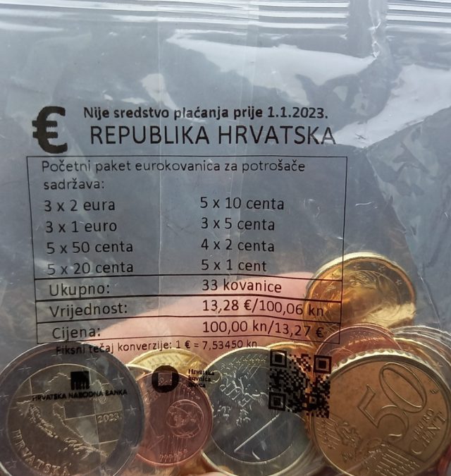 Euro paket novac