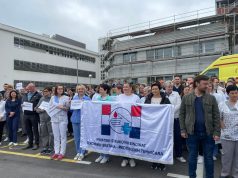 Prosvjed medicinskih sestara i nezdravstvenog osoblja, Grgurić: Premijeru, mi vas ne trebamo, mi trebamo naše bolesnike