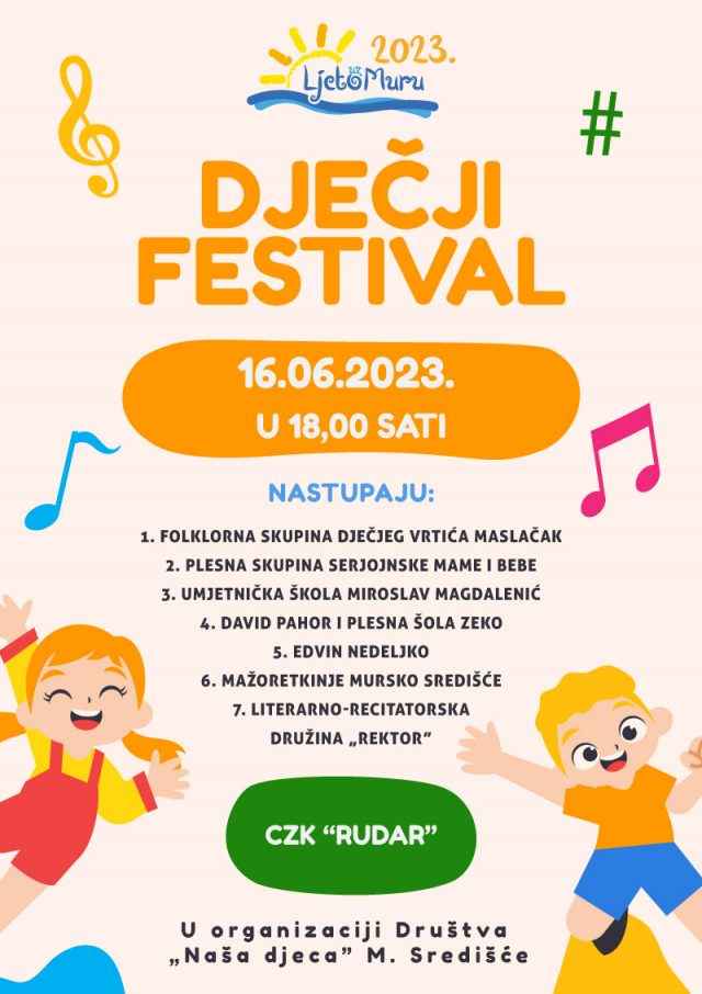 Dječji festival - PLAKAT