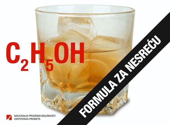 alkohol, formula za nesreću