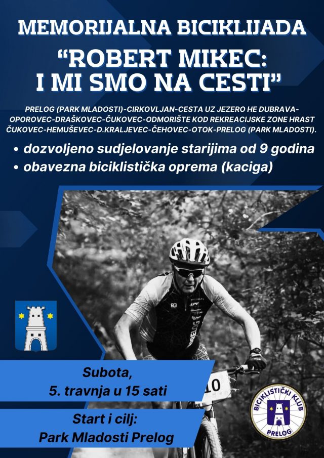 Memorijalna biciklijada Robert Mikec I mi smo na cesti