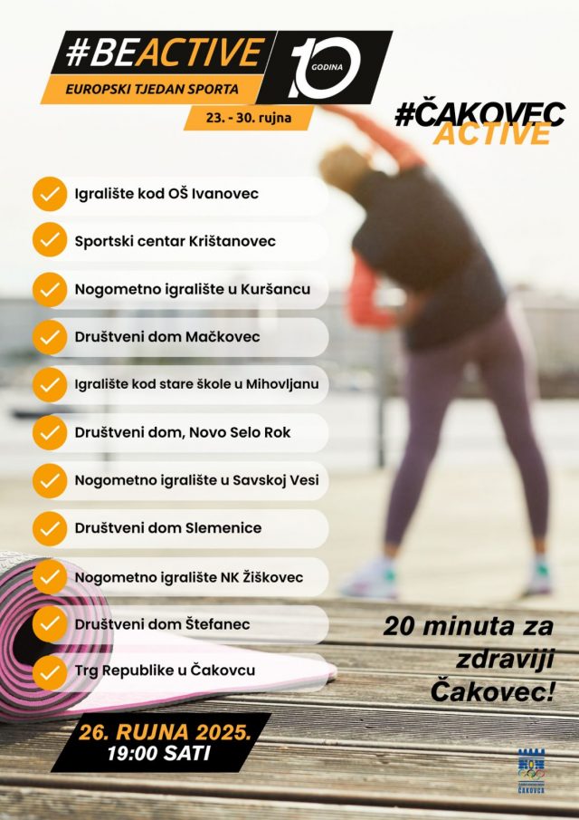 20 min za zdraviji Čakovec