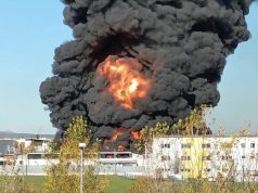 Veliki požar kod Svete Nedelje, gori skladište guma