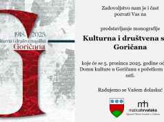 Predstavljanje nove monografije „Kulturna i društvena slika Goričana“