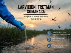 Larvicidno suzbijanje komaraca na području Grada Čakovca