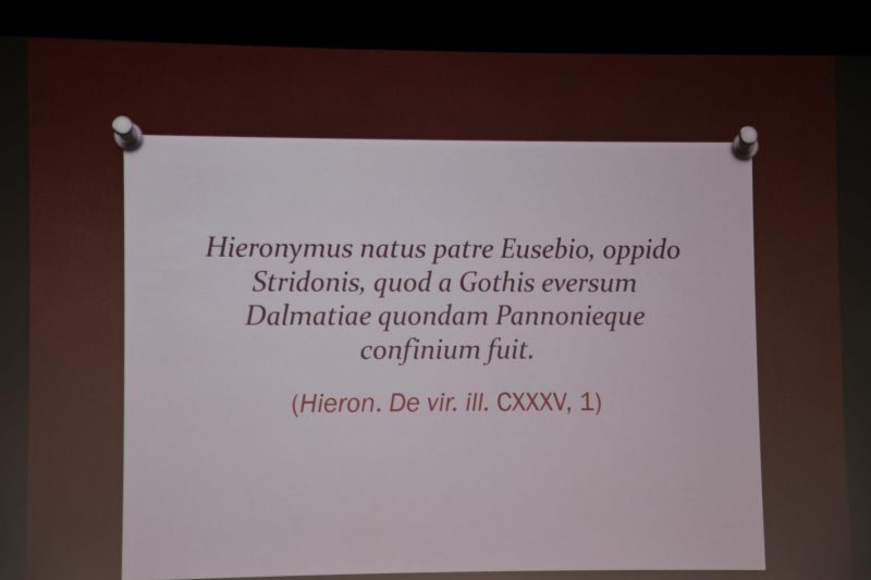 predavanje saše vukovića o svetom jeronimu