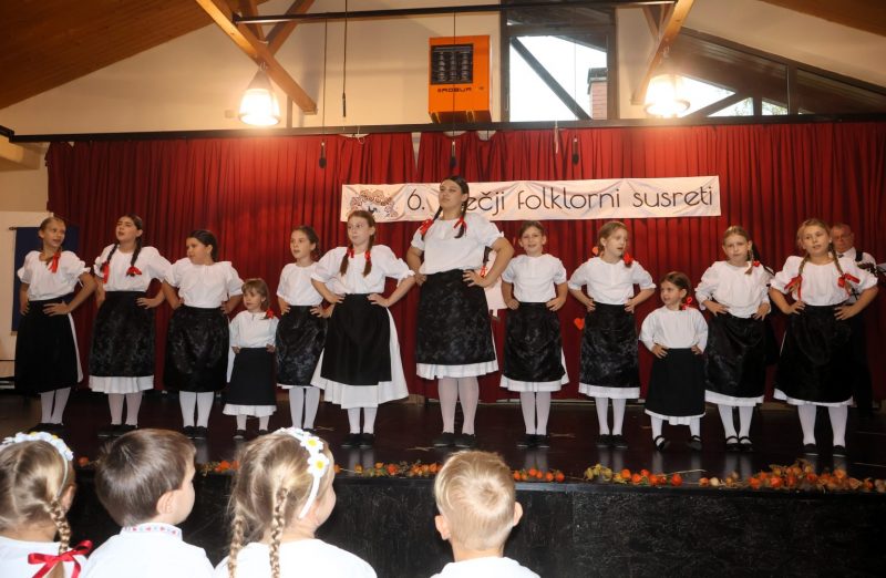 Mali folkloraši ispunili Društveni dom u Žiškovcu