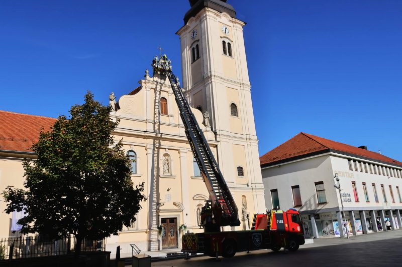Nove autoljestve JVP-a Čakovec u akciji