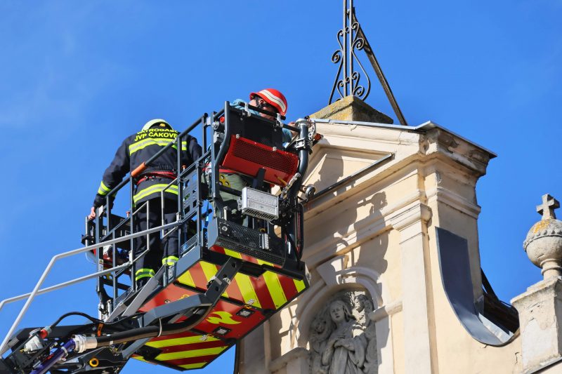 Nove autoljestve JVP-a Čakovec u akciji
