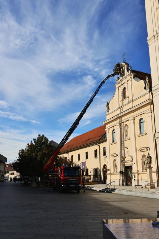 Nove autoljestve JVP-a Čakovec u akciji