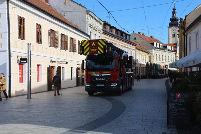 Nove autoljestve JVP-a Čakovec u akciji
