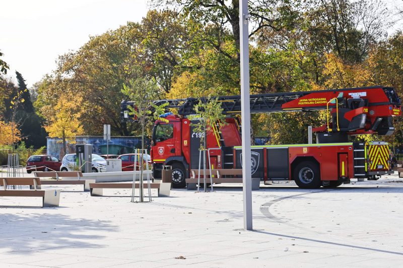 Nove autoljestve JVP-a Čakovec u akciji